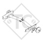 Braked axle 1500kg / 1800kg axle type SCB 1505, 46.27.379.927 - REPRODUCTION, NO LONGER AVAILABLE AS ORIGINAL!