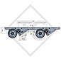 Braked tandem axle unit 2100kg SWING axle type CB 2/1055, 49.21.379.590 + 591