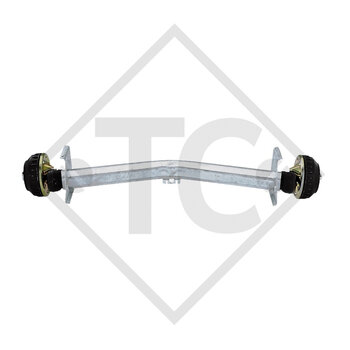 Essieu EURO1 1500kg freiné type d'essieu DELTA SIN 14-1, Bürstner