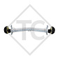 Braked axle 1500kg EURO1 axle type DELTA SIN 14-1, Bürstner
