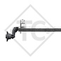 Essieu PLUS OPTIMA 750kg non freiné type d'essieu 700-5 avec brides hautes
