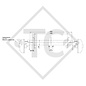 Assale frenato 1700kg tipo di assale SCB 1605, (nuova CB 1605), 46.29.368.080, 4013656