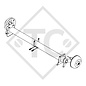 Assale frenato 1700kg tipo di assale SCB 1605, (nuova CB 1605), 46.29.368.080, 4013656