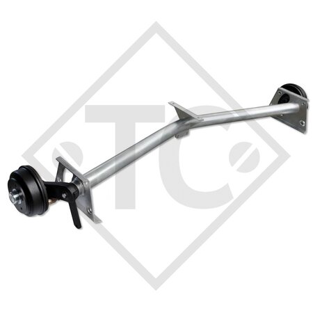 Braked axle 1350kg / 1400kg axle type SCB 1355, 46.25.379.922, 4020120