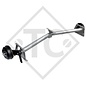 Braked axle 1350kg / 1400kg axle type SCB 1355, 46.25.379.922 - REPRODUCTION, NO LONGER AVAILABLE AS ORIGINAL! - Copy