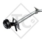Braked axle 1350kg / 1400kg axle type SCB 1355, 46.25.379.922 - REPRODUCTION, NO LONGER AVAILABLE AS ORIGINAL! - Copy