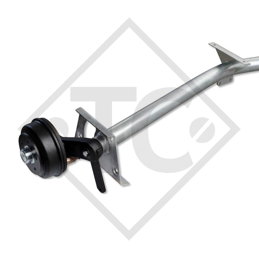 Braked axle 1350kg / 1400kg axle type SCB 1355, 46.25.379.922 - REPRODUCTION, NO LONGER AVAILABLE AS ORIGINAL! - Copy