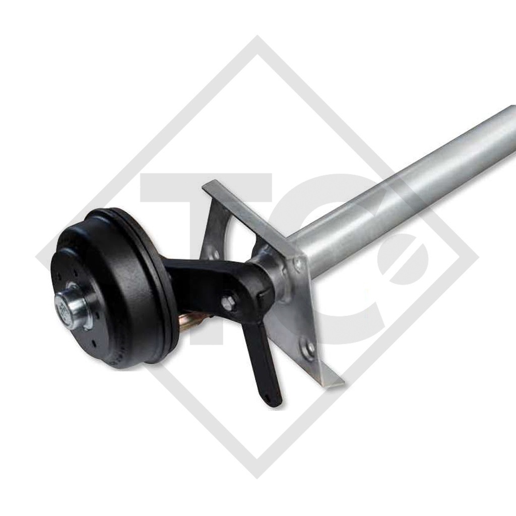 Braked axle 1350kg / 1400kg axle type SCB 1355, 46.25.379.922 - REPRODUCTION, NO LONGER AVAILABLE AS ORIGINAL! - Copy