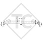 Braked axle 1300kg EURO1 axle type B 1200-5 - LMC