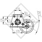 Assale frenato 1300kg EURO1 tipo di assale B 1200-5 - LMC
