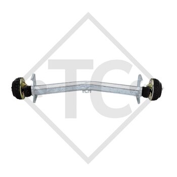 Braked axle 900kg EURO COMPACT axle type DELTA SI 850-5 Mammut