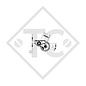 Braked axle 1350kg BASIC axle type B 1200-6 with AAA (automatic adjustment of the brake pads) - Copy