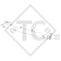 Eje sin frenos 2100kg Peugeot Boxer tipo de eje DB 2100, 37.92.000.007