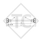 Achse starr gebremst 1800kg PLUS Achstyp BS 1800 wasserdicht