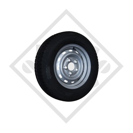 Ruote 175R13C GT Maxmiler con cerchio 4.50x13