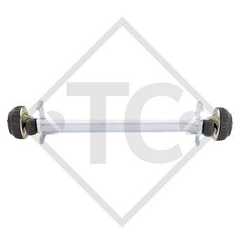 Braked axle 1300kg Euro1 axle type B 1200-5 - Tabbert