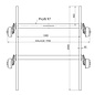 Achse Tandemaggregat gebremst 3000kg EURO COMPACT Achstyp 2xB 1600-3
