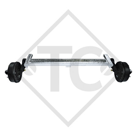 Braked axle 2200kg PLUS axle type B 2000-7