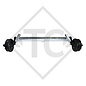 Essieu PLUS 2200kg freiné type d'essieu B 2000-7
