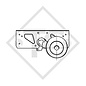 Achse gebremst 1700kg EURO1 Achstyp DELTA SIN 14-3 - FENDT 495 TFB Bianco