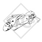 Commande de freinage avec semelle en V type ZAF 1.6-3, 750 à 1500kg, 48.27.581.044