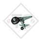 Braked axle 1000kg axle type WM 1000, 2230429, 4621379435 - REPRODUCTION