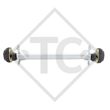 Braked axle 1400kg EURO1 axle type B 1600-03 LMC 545D