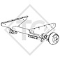 Essieu 1000kg / 1400kg freiné type d'essieu WM 1000, 4621379437 - WM Meyer