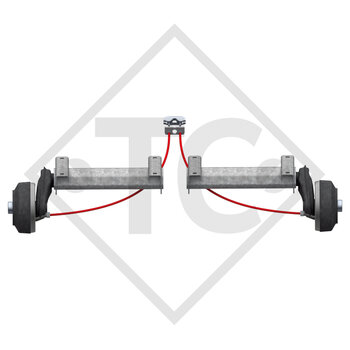 Semi ejes con freno 1350kg tipo de eje CBST 1354 - 46.25.379.478 / 479