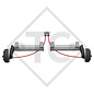 Braked half axles 1350kg axle type CBST 1354 - 46.25.379.478 / 479