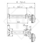 Demi-essieux freinés 1350kg type d'essieu CBST 1354 - 46.25.379.478 / 479
