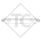Essieu EURO Compact 1000kg freiné type d'essieu B 850-10