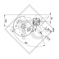 Eje con freno SWING 1350kg tipo de eje CB 1355, 46.24.379.498