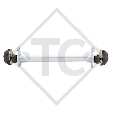 Essieu EURO1 1300kg freiné type d'essieu B 1200-5, Knaus Sport & Fun 430