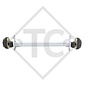 Assale frenato 1300kg EURO1 tipo di assale B 1200-5, Knaus Sport & Fun 430