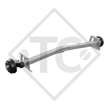 Essieu SWING 1350kg / 1500kg freiné type d'essieu SCB 1355, 46.25.379.940, 4013356