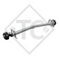 Braked axle SWING 1350kg / 1500kg axle type SCB 1355, 46.25.379.940, 4013356 - REPRODUCTION, NO LONGER AVAILABLE AS ORIGINAL!