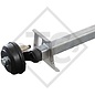 Braked axle SWING 1350kg / 1500kg axle type SCB 1355, 46.25.379.940, 4013356 - REPRODUCTION, NO LONGER AVAILABLE AS ORIGINAL!
