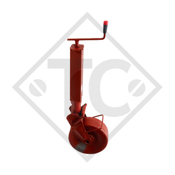 Roue jockey □80mm carré, type M 237