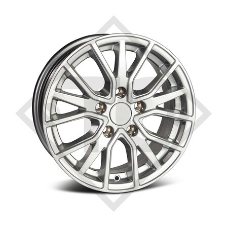 Anhänger Alufelge 6.00Jx15 H2, 5/67/112, ET +30