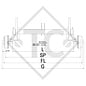 Essieu SWING 1500kg freiné type d'essieu CB 1505, 46.27.379.787 - REPRODUCTION