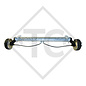 Essieu EURO1 1800kg freiné type d'essieu B 1800-9