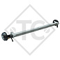 Eje con freno SWING 1350kg / 1400kg tipo de eje CB 1355, 46.24.379.101 - REPRODUCCIÓN