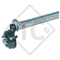 Essieu SWING 1350kg / 1400kg freiné type d'essieu CB 1355, 46.24.379.125 - REPRODUCTION