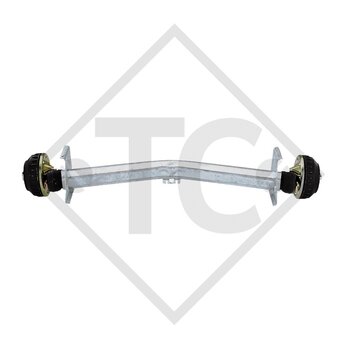 Braked axle 1300kg EURO Plus axle type DELTA SIN 12, DETHLEFFS beduin l 490 luxe