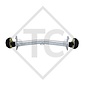 Braked axle 1300kg EURO Plus axle type DELTA SI-N 12, DETHLEFFS beduin l 490 luxe