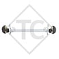 Assale frenato 1350kg EURO1 tipo di assale B 1200-6