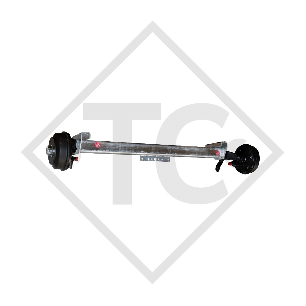 Braked axle SWING 1050kg axle type CB 1055, 46.21.379.868, 4012944