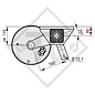 Achse gebremst SWING 1050kg Achstyp CB 1055, 46.21.379.868, 4012944