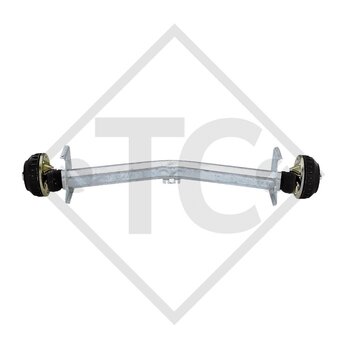 Achse gebremst 1500kg EURO Achstyp DELTA SI-N 14-1 - TABBERT